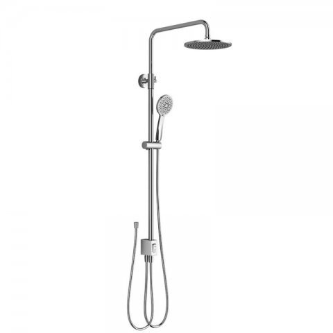 HSK Shower-Set Modell AquaSwitch RS 200 Universal, 1001700, Ausführung: mit Kopfbrause rund, flach, Ø400 mm, Höhe 8 mm - 1001700-KB5 von HSK