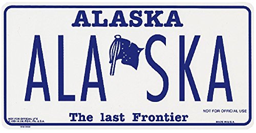Schild - ALASKA the last Frontier - 309221 - ca. 30 x 15 cm von HSK