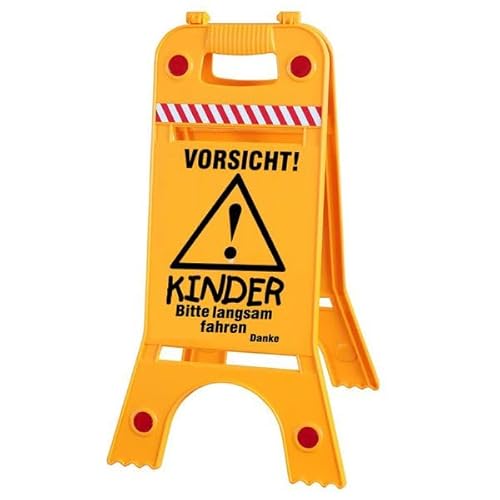 Warnaufsteller Dachaufsteller - Vorsicht! KINDER bitte langsam fahren - Gr. ca. 28 x 64 cm – 308541/6 von HSK