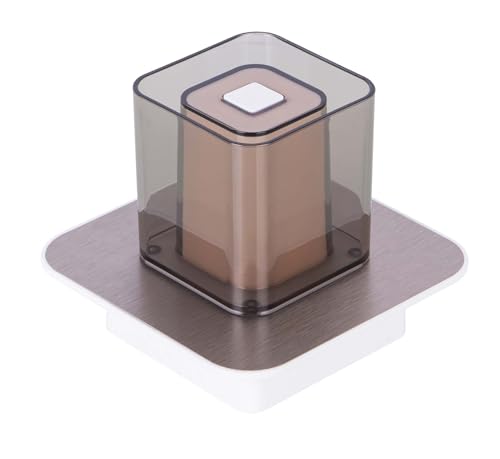 HSL FIONA Tischlampe kabellos, dimmbar, Nachttischlampe 4xTouch, Flammeneffekt, USB-C (silberfarbig) von HSL GMBH HSL-SOLUTIONS.COM