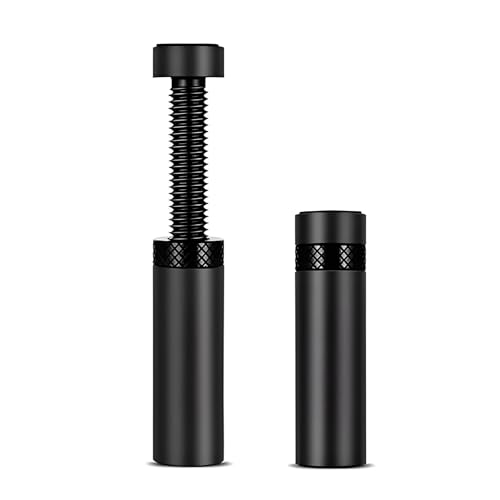 Graphics Card Holder, GPU Holder, Aluminium, Height-Adjustable, Graphics Card Base, Black GPU Support (Schwarz, 50mm-80mm) von HSLPSM