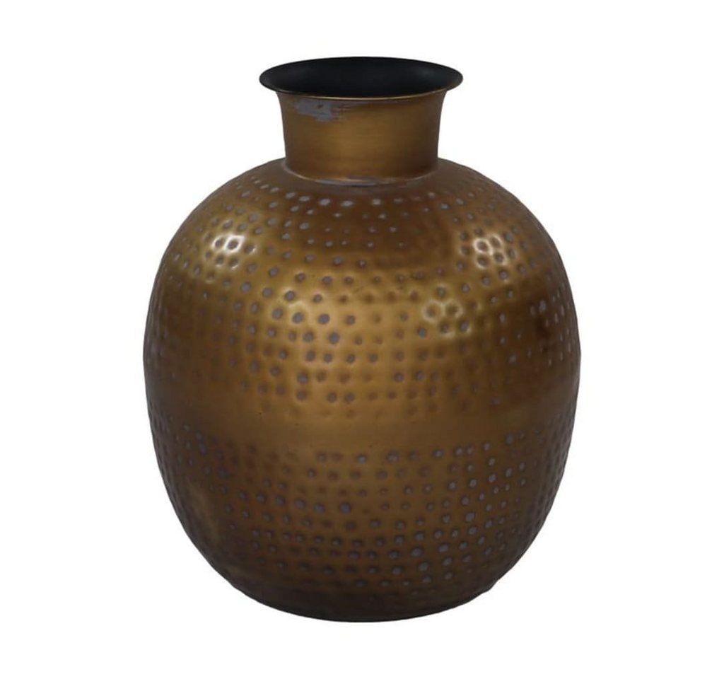 HSM Collection Dekovase Vase Padua Klein 30x35 cm Gold und Grau von HSM Collection