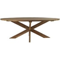 HSM Collection | Ovaler Gartentisch mit Kreuzbein von HSM Collection