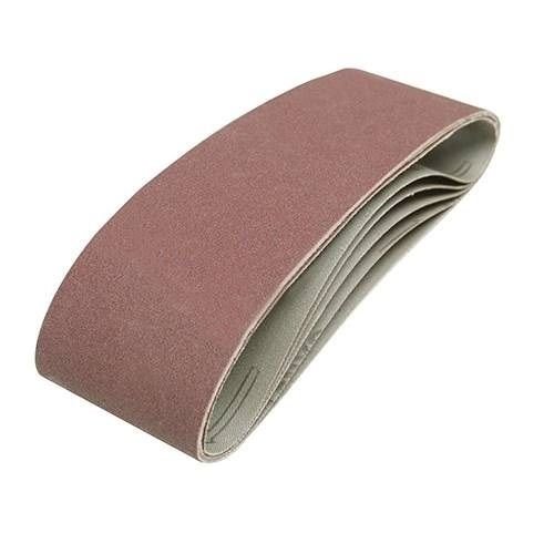 100 Stück Gewebe Schleifbänder 75x533 mm Schleifband f Bandschleifer Korn 40-180 von HSM