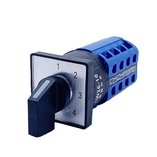 1-4 Positions Change-over Selector 4-section LW26-10/4 Power Combination 10A Rotary Cam Switch HSMXNEONJB 1-4 Positions Change-over Selector 4-section LW26-10/4 Power Combination 10A Rotary Cam Switch HSMXNEONJB von HSMXNEONJB