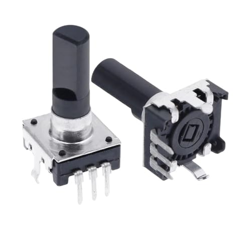 1PC 360 Degree Rotary Encoder EC12 RE12 3Pin 24 Position No Push Button Switch 20mm Half handle HSMXNEONJB von HSMXNEONJB
