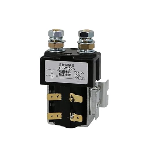 1PC CZW100A/DC24V 1NO Contactor Electrical DC Contactor Switch 100A HSMXNEONJB von HSMXNEONJB
