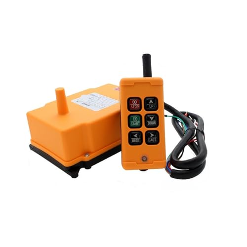 1PCS Ndustrial Remote Control Crane Transmitter HS-6 6 keys receiver+transmitter AC220V HSMXNEONJB von HSMXNEONJB