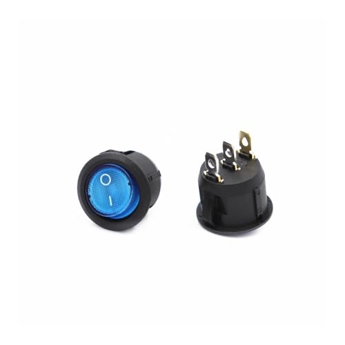 1Pcs blue KCD1 12v ON/OFF 3Pin Round Rocker Switch LED illuminated With light, light switch HSMXNEONJB 1Pcs blue KCD1 12v ON/OFF 3Pin Round Rocker Switch LED illuminated With light, light switch HSMXNEONJB von HSMXNEONJB