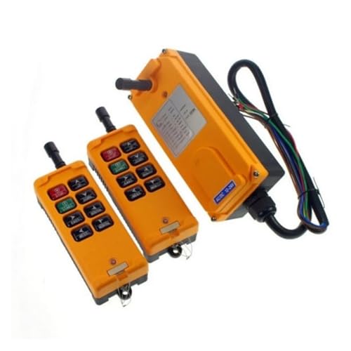 1SET HS-8 8 keys industrial remote controller switch 2 transmitter + 1 receiver Crane Transmitter AC220V HSMXNEONJB von HSMXNEONJB