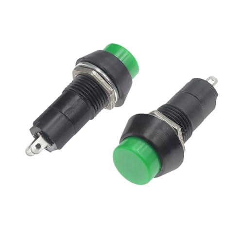 1pcs Green Momentary PBS-11A 12mm Push Button Switch Latching Switchs 1A 250V AC 2PIN PBS-11B HSMXNEONJB 1pcs Green Momentary PBS-11A 12mm Push Button Switch Latching Switchs 1A 250V AC 2PIN PBS-11B HSMXNEONJB von HSMXNEONJB