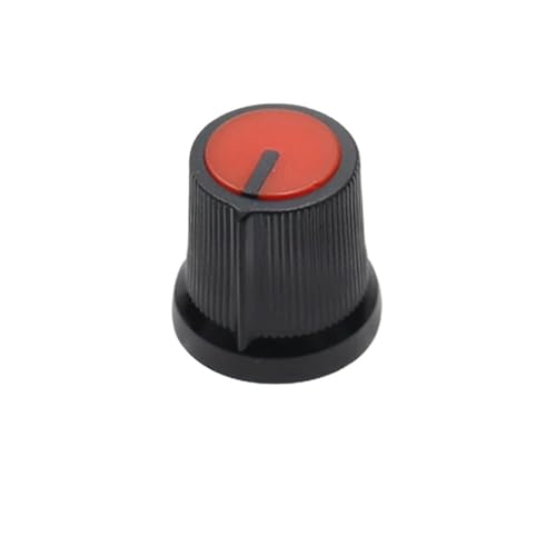 25PCS RED WH148 AG3 Potentiometer knob Cap AG3 knob for Diameter 6mm Plum Handle HSMXNEONJB(Red) von HSMXNEONJB