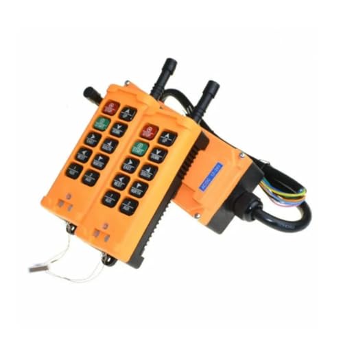 HS-10 2 Transmitters 10 Channels Hoist Crane Radio Remote Control System 380VAC HSMXNEONJB von HSMXNEONJB