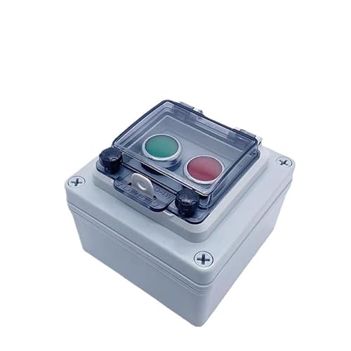 IP67 Protective Box Push Button Switch Two Positions M22 Red/Green Control Distribution Operation 10A HSMXNEONJB von HSMXNEONJB