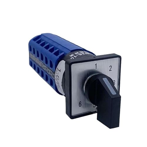 Rotary Cam Switch LW26-10/6 Opening Hole 16mm Six Section Two Wire 6-Way HSMXNEONJB von HSMXNEONJB