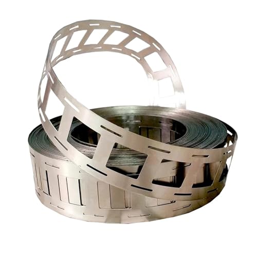 Nickel Streifen Band 2P Reiner Nickelstreifen 5M 18650Batterie 0,15 * 27mm Hochreiner Nickelstreifen for Punktschweißen 18650 Lithiumbatterie Reiner Nickelstreifen von HSNJKLF