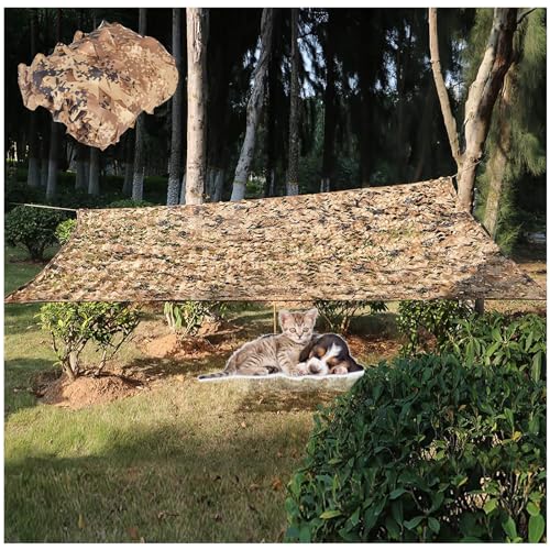 Tarnnetze/Sonnensegel/Garten Sichtschutz/Camouflage Netz for Jagd, Dekoration, Zäune, Partys, Sonnenschutz (2/3/4/5/6/7/8/9/10 M)(Size:200x300cm/6.6x9.8ft) von HSPLXYT