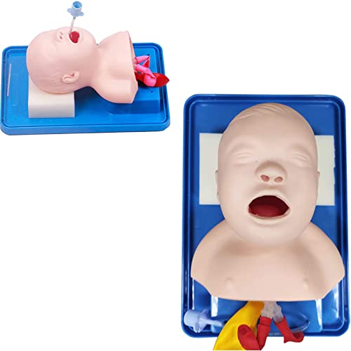 HSRG Pädiatrische Intubationspuppe, PVC Advanced Tracheal Intubation Model, Tracheal Child Infant Airway Trainers, Nurse Lab Endotracheal Intubation Teaching von HSRG