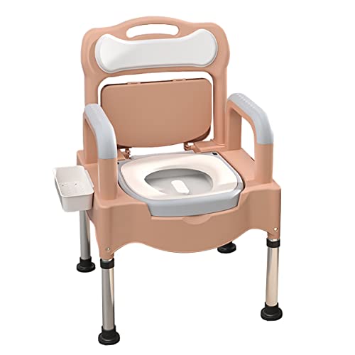 HSSBD Nachteile am Nachtwettbe Nacht, Nachttoilette, Commode -Stuhl, Verstellbarer, Verstellbarer Töpfchen für Erwachsene Töpfchen für Senioren, tragbare Toiletten für die Heimnutzungfür Menschen von HSSBD