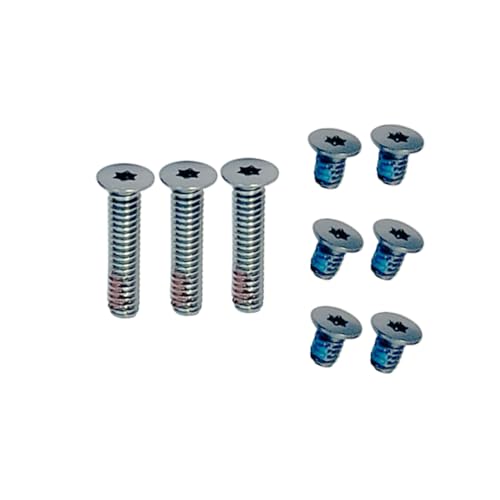 HSSDTECH 9 x untere Ba-se-Abdeckung C-a-s-e Sc-re-ws Ersatz für Lenovo Ideapad 5-15IIL05 5-15ARE05 5-15ITL05 5-15ALC05 5-15IAL7 5-15ABA7 (3 lang und 6 kurz) von HSSDTECH