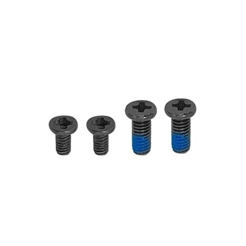 HSSDTECH Ca-se Sc-re-ws Unterbodenabdeckung für HP Book 15-FC 15-FD 250 255 G10 Untergehäuse Sc-re-ws Schwarz (2 grob und 2 fein), 4 Stück von HSSDTECH