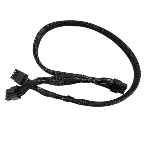 HSSDTECH Dual 8-pin SATA-Stromversorgungskabel für EVGA Supernova 750 G2 B2 Supernova 850 G2 B2 Supernova 1000 G2 Supernova 1300 G2 SATA Power Supply Module Cable (60 + 16 cm) von HSSDTECH