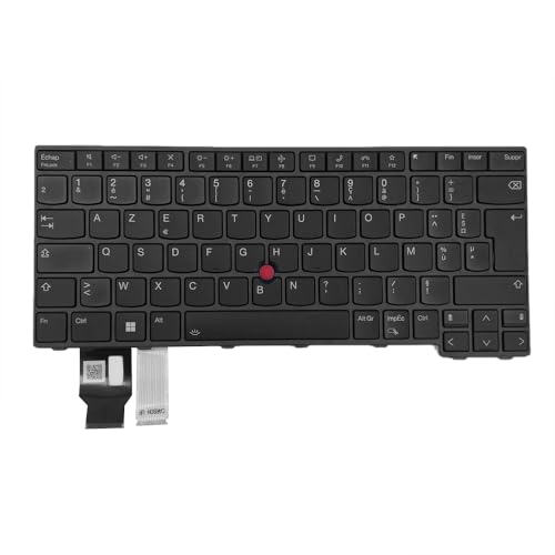 HSSDTECH Französische Tastatur (FR) mit Hintergrundbeleuchtung für Lenovo ThinkPad T14s Gen 3, T14s Gen 4, ThinkPad P14s Gen 3, P14s Gen 4, ThinkPad L14 Gen 3, L14 Gen 4 Keyboard Backlight French ISO von HSSDTECH