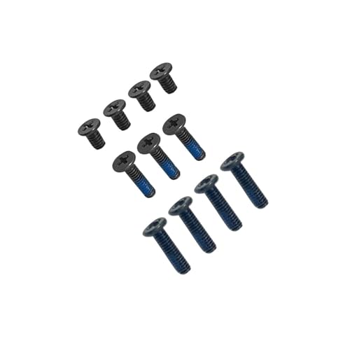HSSDTECH Gehäusebodenschraube für Asus ROG Flow X13 GV301 GV301Q GV301R GV302 GV302X Schwarze Sockelschrauben von HSSDTECH
