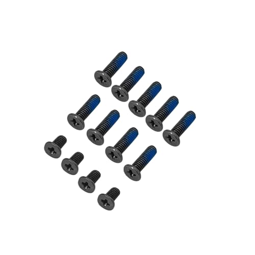 HSSDTECH Sc-re-ws Untergehäuse für HP Envy 15-AE 15T-AE 15-AH 15Z-AH 15Z-AH M6-AE Untergehäuse Sc-re-ws Schwarz (9 lang und 4 kurz), 13 Stück von HSSDTECH
