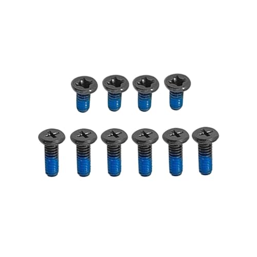HSSDTECH Schwarze Sockelschrauben für Lenovo IdeaPad Slim 3 15ABR8 82XM Slim 3 15AMN8 82XQ Slim 3 15IAH8 83ER Slim 3 15IAN8 82XB 83D7 Slim 3 15IRH8 83EM ( 6 lange Schrauben + 4 kurze Schrauben) von HSSDTECH