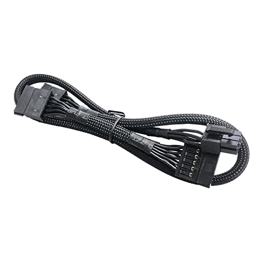 HSSDTECH Stromkabel für EVGA 450-850 G2 B3 G3 G5 P2 B2 6 Pin to 3X SATA von HSSDTECH