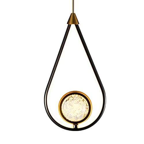 Romanze Kristall Kronleuchter Einzelkopf Schlafzimmer Nachttisch Treppe Esszimmer Bar Led Pendelleuchte Raumdekoration Drahtlampe Hängende Kristalllampe Leben In von HSSYHGDS