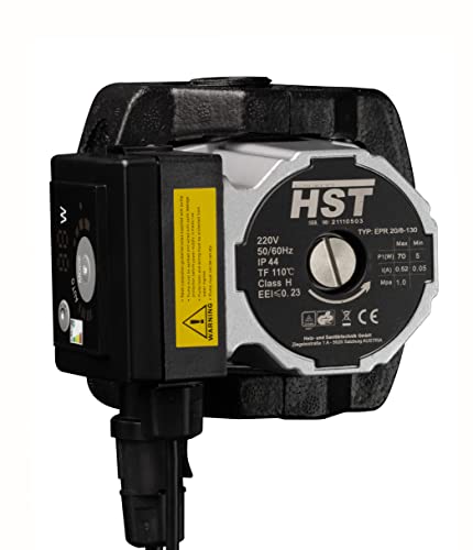 HST | Hocheffiziente Heizungspumpe | Umwälzpumpe | HST EPR 20-8/130 mm | Förderhöhe 8 Meter | Drehzahlregelung über PWM Signal von HST-AUSTRIA