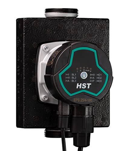 HST | Hocheffiziente Heizungspumpe | Umwälzpumpe | HST EPS 25-4/180 mm | Förderhöhe 4 Meter | Drehzahlregelung über PWM Signal von HST-AUSTRIA