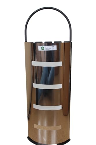 5 tlg. Kaminbesteck Edelstahl Kamingarnitur Kaminwerkzeug Ofen Besteck Kaminset (Typ 1) von HST Sicherheitstechnik