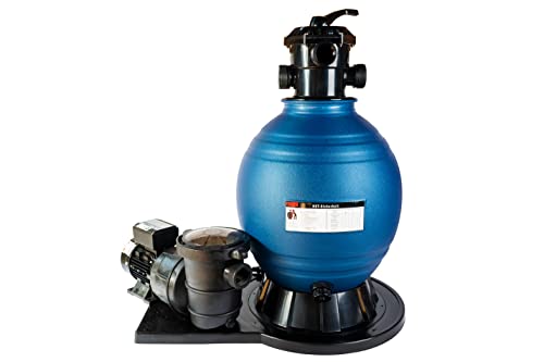 HST Poolfilter Sandfilter bis 70.000 Liter mit Leis Profi Poolpumpe 17000 Liter/Std 1000 W mit Vorfilter Sandkessel 6-Wegeventil Bodenplatte viel Zubehör Komplettset geeignet für Sand Filterbälle Glas HST Poolfilter Sandfilter bis 70.000 Liter mit Leis Profi Poolpumpe 17000 Liter/Std 1000 W mit Vorfilter Sandkessel 6-Wegeventil Bodenplatte viel Zubehör Komplettset geeignet für Sand Filterbälle Glas von HST Sicherheitstechnik