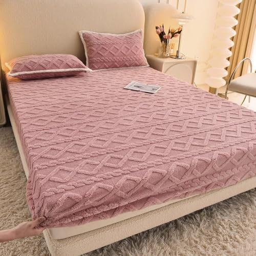 HSTANGKY Verdickter Matratzenschoner Elastisches Spannbettlaken Rutschfester Jacquard Stoffbezug Staubdichte Atmungsaktive Geräuscharme Matratzenauflage-Pink||Queen:59x79inch HSTANGKY Verdickter Matratzenschoner Elastisches Spannbettlaken Rutschfester Jacquard Stoffbezug Staubdichte Atmungsaktive Geräuscharme Matratzenauflage-Pink||Queen:59x79inch von HSTANGKY