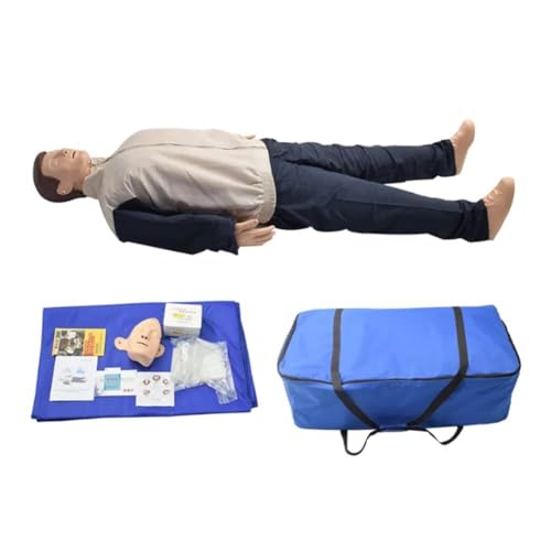 Full Body CPR Body Manikin Kit, Professional Adult Training Manikin for Medical Training Teaching Supplies Full Body CPR Body Manikin Kit, Professional Adult Training Manikin for Medical Training Teaching Supplies von HSTBLEOO
