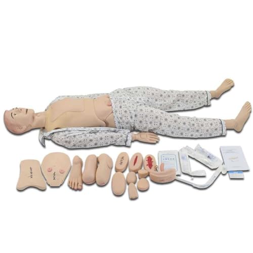 Lebensgroße Altenpflegepuppe – Ganzkörper-Patientenpflegemodell for die medizinische Ausbildung und Schulung Lebensgroße Altenpflegepuppe – Ganzkörper-Patientenpflegemodell for die medizinische Ausbildung und Schulung von HSTBLEOO