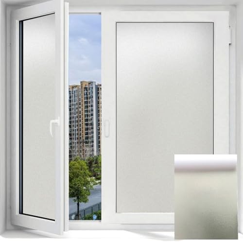 HSTWODE 1 Stück 20-120 cm breit x 1 Meter lang Fensterfolie Blickdicht Sichtschutzfolie 5 Größen,Wiederverwendbar Fenster Selbsthaftend, Milchglasfolie Statisch Haftend, (Rein mattiert, 50 * 100cm) HSTWODE 1 Stück 20-120 cm breit x 1 Meter lang Fensterfolie Blickdicht Sichtschutzfolie 5 Größen,Wiederverwendbar Fenster Selbsthaftend, Milchglasfolie Statisch Haftend, (Rein mattiert, 50 * 100cm) von HSTWODE
