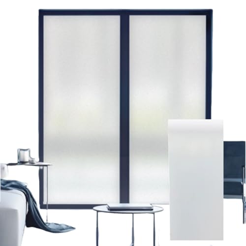 HSTWODE 1 Stück 20-120 cm breit x 1 Meter lang Fensterfolie Blickdicht Sichtschutzfolie 5 Größen,Wiederverwendbar Fenster Selbsthaftend, Milchglasfolie Statisch Haftend, (Weiß mattiert, 20 * 100cm) HSTWODE 1 Stück 20-120 cm breit x 1 Meter lang Fensterfolie Blickdicht Sichtschutzfolie 5 Größen,Wiederverwendbar Fenster Selbsthaftend, Milchglasfolie Statisch Haftend, (Weiß mattiert, 20 * 100cm) von HSTWODE