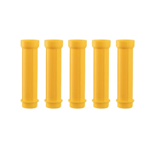 HSTWODE 5 Stück Glasdüse Dichtungsverlängerung ，Düsenapplikator Abgewinkeltes Kit， Zubehör Spitze Rohrkappe,Silikonspitzen Silikondüsen Abdichten Düsen Ersatz (Grobe Verlängerung (10cm)) von HSTWODE