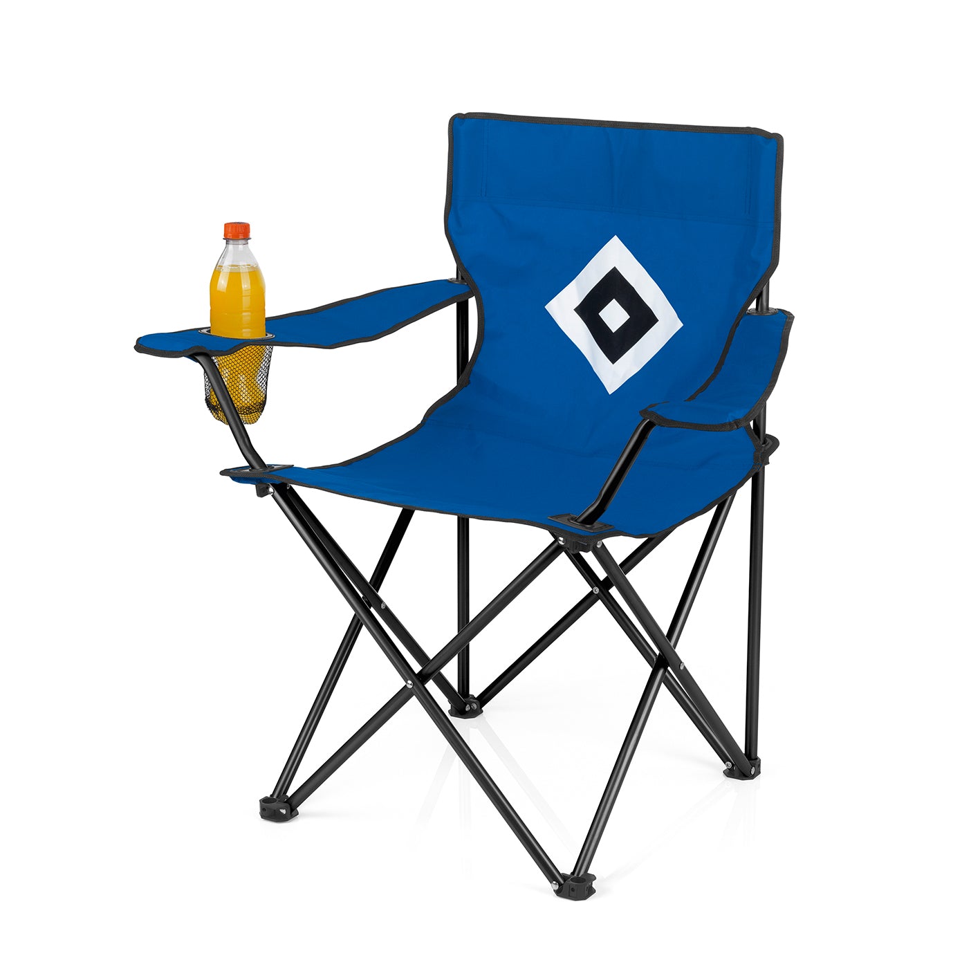 Campingstuhl faltbar mit Logo - 80x50 cm - blau von HSV
