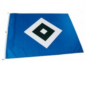 HSV Hissfahne/ Hissflagge "Raute" 120 cm x 180 cm (Fahne) Hamburger SV (2 Ösen) von HSV