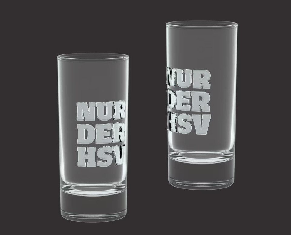 HSV Tasse HSV Schnapsglas 2er Set Relief HSV Tasse HSV Schnapsglas 2er Set Relief von HSV
