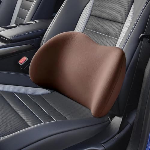 HSXDTK Lendenwirbelstützkissen und Auto-Kopfstütze Nackenkissen Set für Audi S3 S4 S5 S6 S7 Q3 Q5 Q7 RS3 RS4 RS5 RS6 R8 4G8 TT TTS, Memory Foam, für Nacken Rücken Schmerzlinderung von HSXDTK