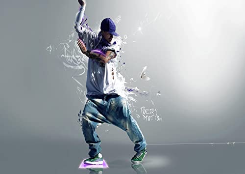 HSYIFF Bilder Wohnzimmer Modern Senza Cornice 50 * 70cm My Little Dance HIP HOP Swag Poster decorativi da salotto HSYIFF Bilder Wohnzimmer Modern Senza Cornice 50 * 70cm My Little Dance HIP HOP Swag Poster decorativi da salotto von HSYIFF