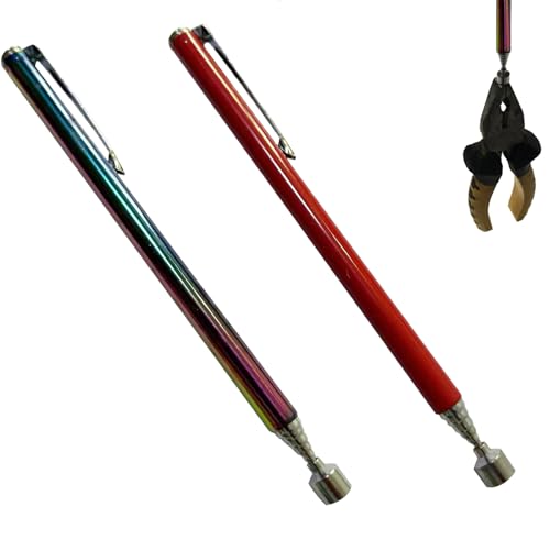 2 Stück Teleskop Magnet Stabmagnet, Teleskop Magnetheber, Ausziehbar Magnetstab Bis Zu 65 CM, Starkes Magnetisches Aufnahmewerkzeug, Edelstahl Magnetgreifer für Mutter Schlüssel Metallteile 2 Stück Teleskop Magnet Stabmagnet, Teleskop Magnetheber, Ausziehbar Magnetstab Bis Zu 65 CM, Starkes Magnetisches Aufnahmewerkzeug, Edelstahl Magnetgreifer für Mutter Schlüssel Metallteile von HSYTEK