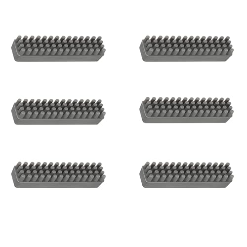 6 Stück Düsenreinigungsbürsten, 3D Drucker Zubehör, Düsen Silikonbürste Kompatibel mit Bambu Lab A1 Mini, Hochtemperaturbeständig Nozzle Cleaner (Grau 1) von HSYTEK