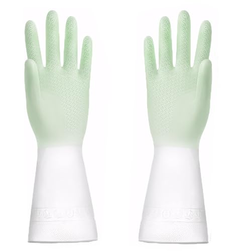 HSYTEK Premium Chemikalienschutzhandschuhe: Öl-, Fett-, Säure- & Lösungsmittelresistent; Abriebfest und Feinfühlig (Grün) von HSYTEK